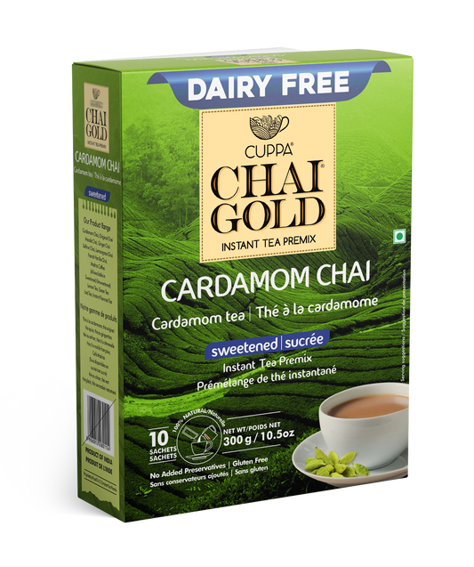 Chai Gold Dairy Free Cardamom Sweetened - Chai Gold