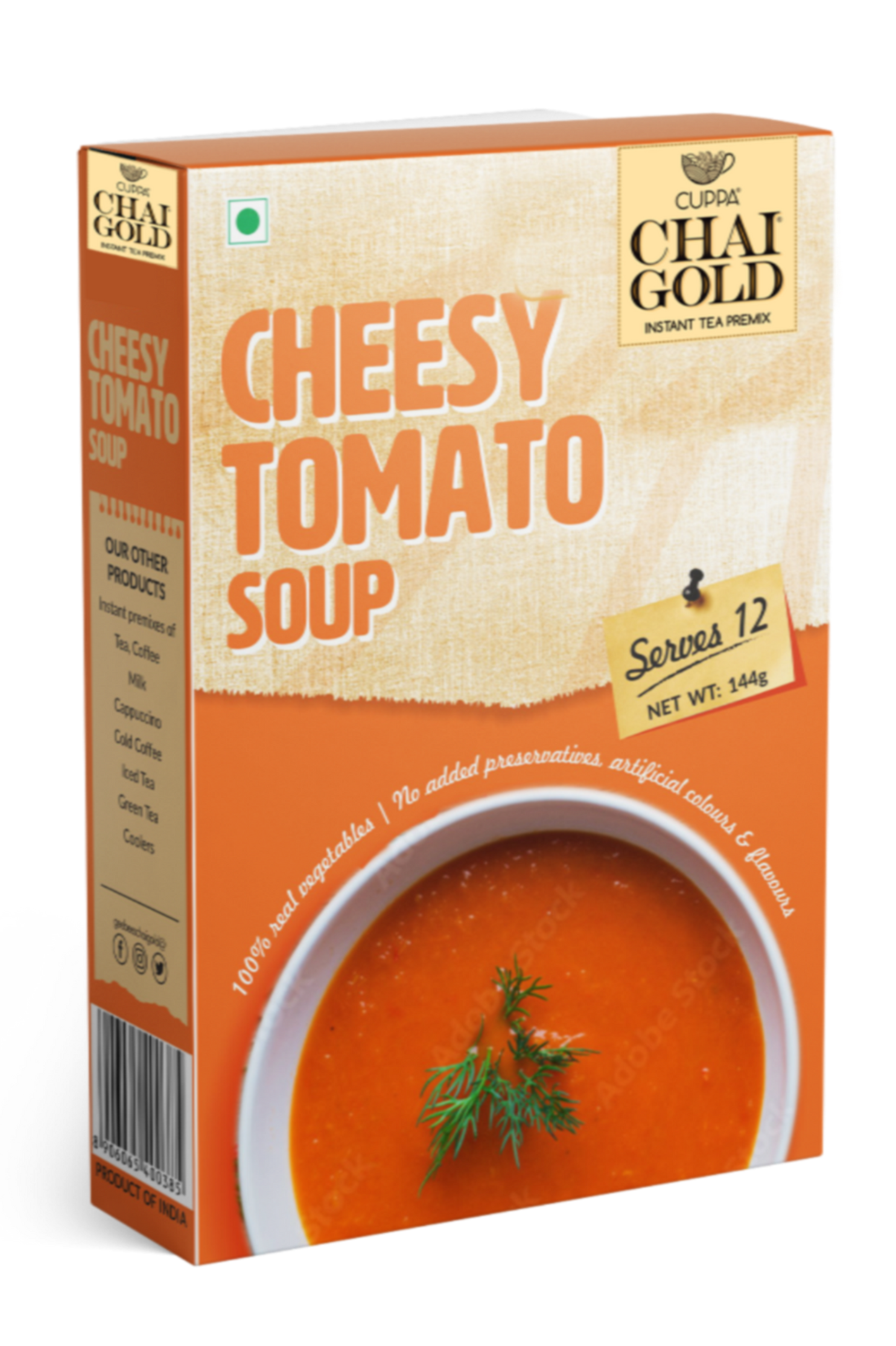 Chai Gold Instant Cheesey Tomato Soup - Chai Gold