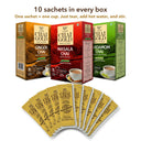 10 sachets in every Chai Gold box: one sachet makes one cup. Just tear, add hot water and stir — photo 2