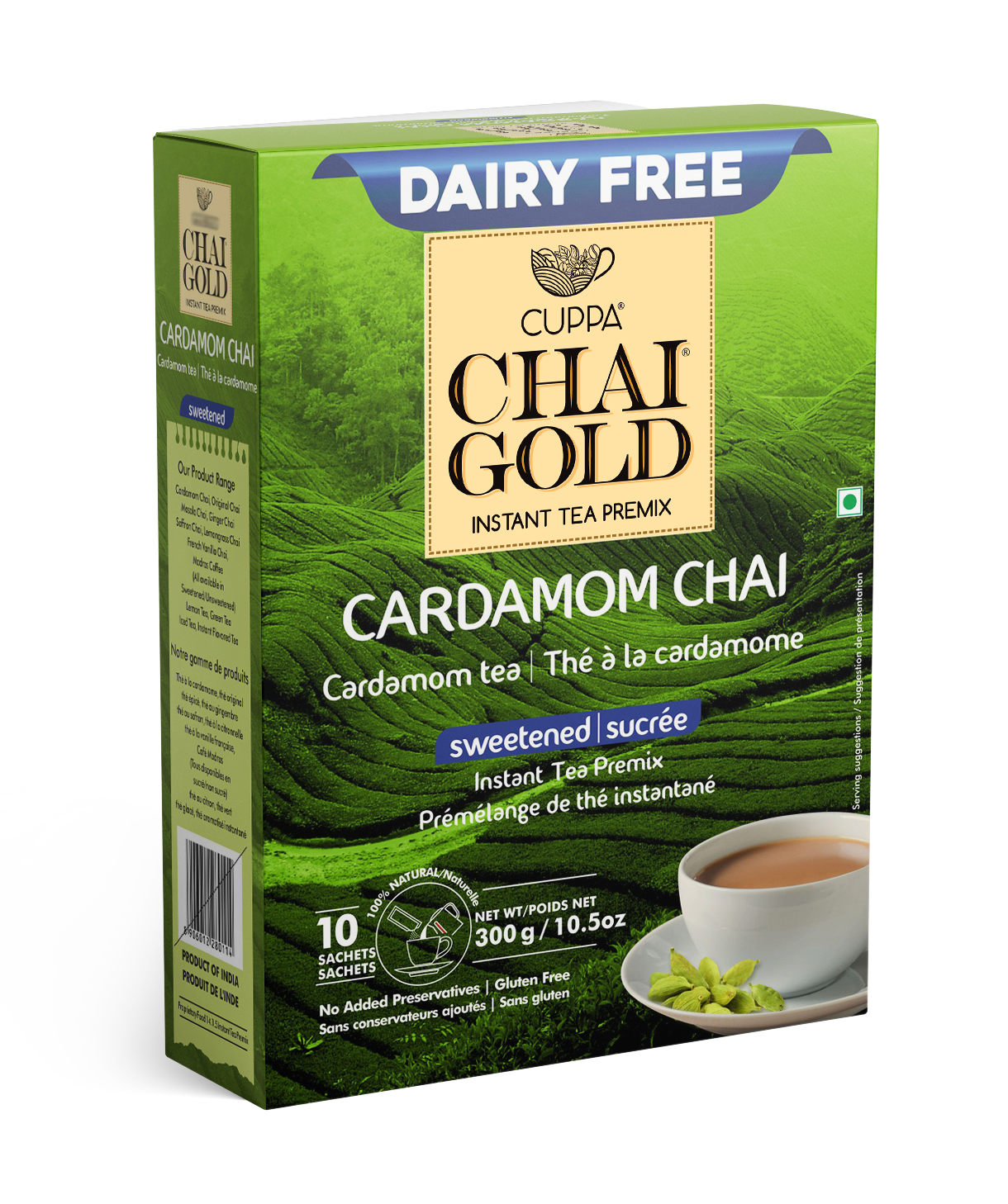 Chai Gold Dairy Free Cardamom Sweetened - Chai Gold