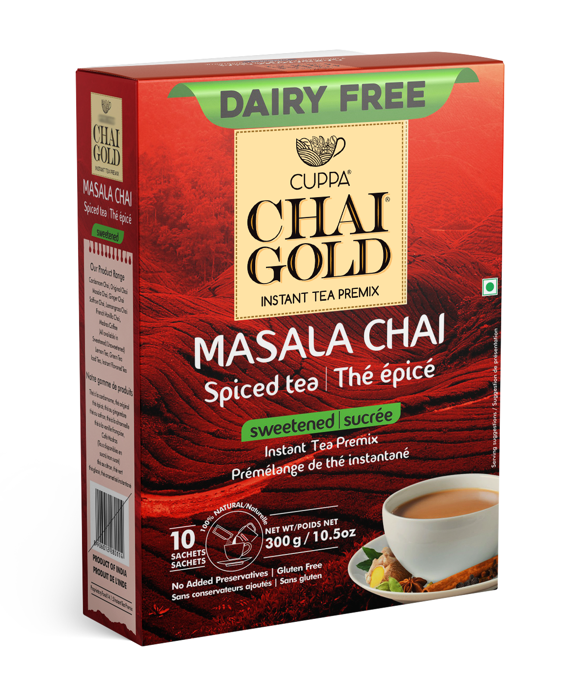 Chai Gold Dairy Free Masala Sweetened - Chai Gold