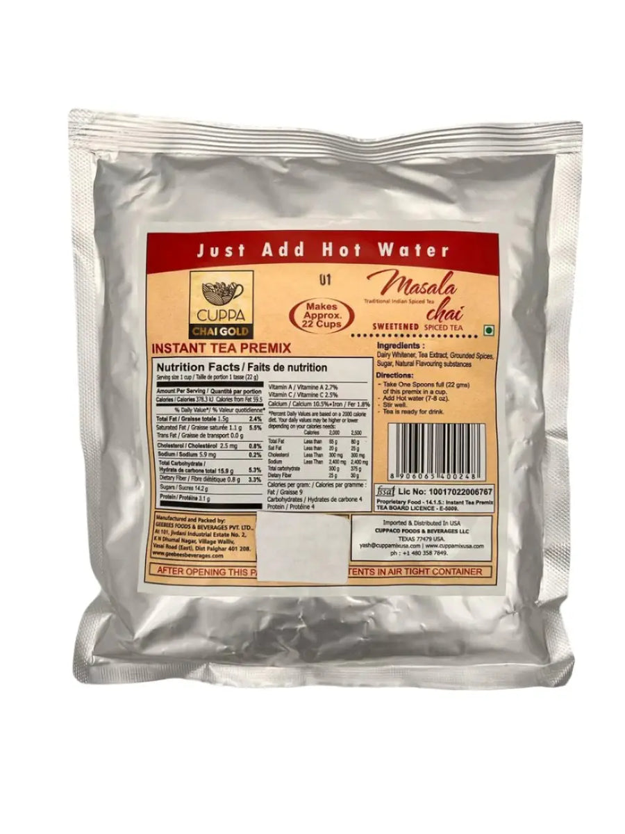 Chai Gold Instant Masala Chai Sweetened 500g