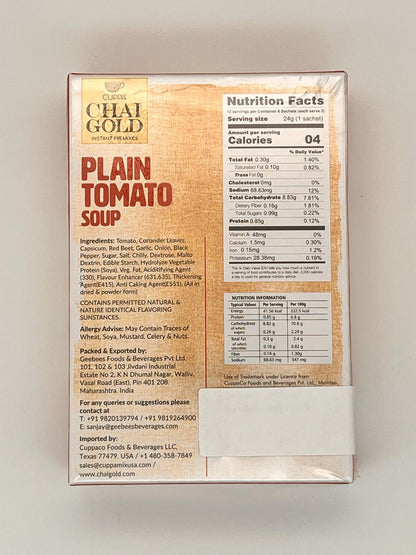 Chai Gold Instant Plain Tomato Soup - Chai Gold