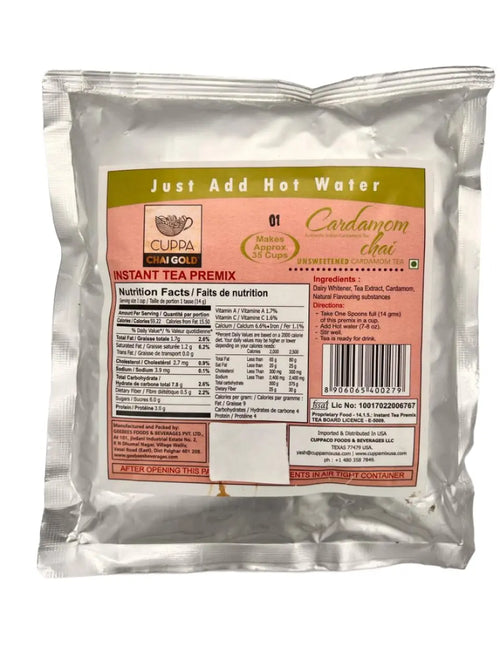 Chai Gold Instant Cardamom Chai Unsweetened 500g