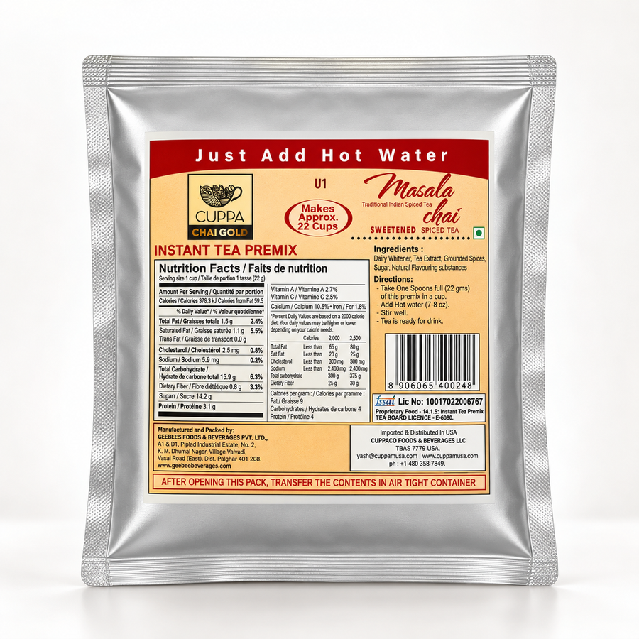 Chai Gold Instant Masala Chai Sweetened 500g