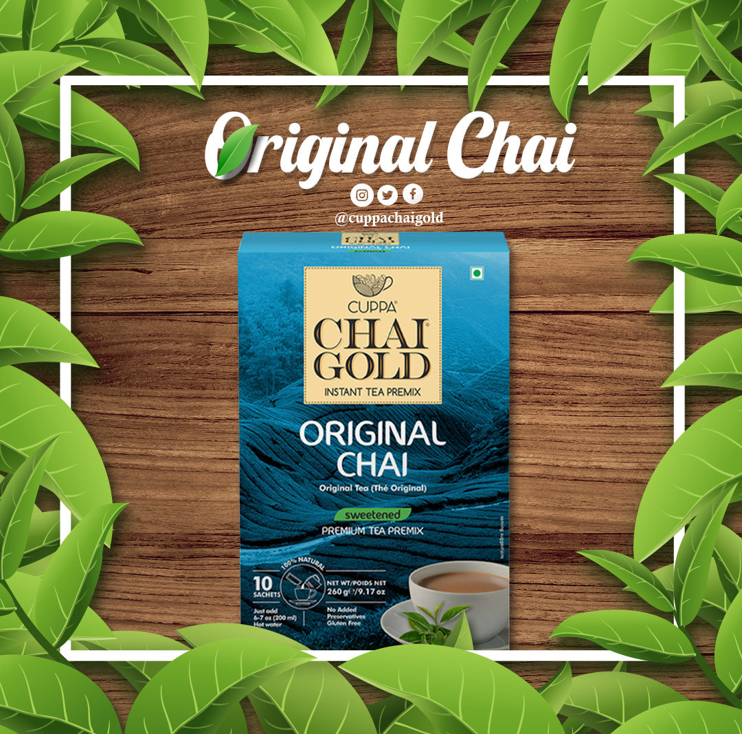 Chai Gold Instant Original Chai Sweetened (10 Count)