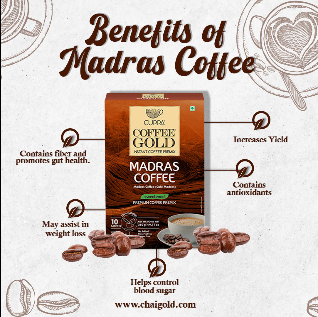 Coffee Gold Dairy Free Madras Coffee Sweeteend