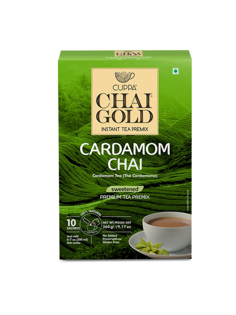 Cuppa Chai Gold Cardamom Chai box