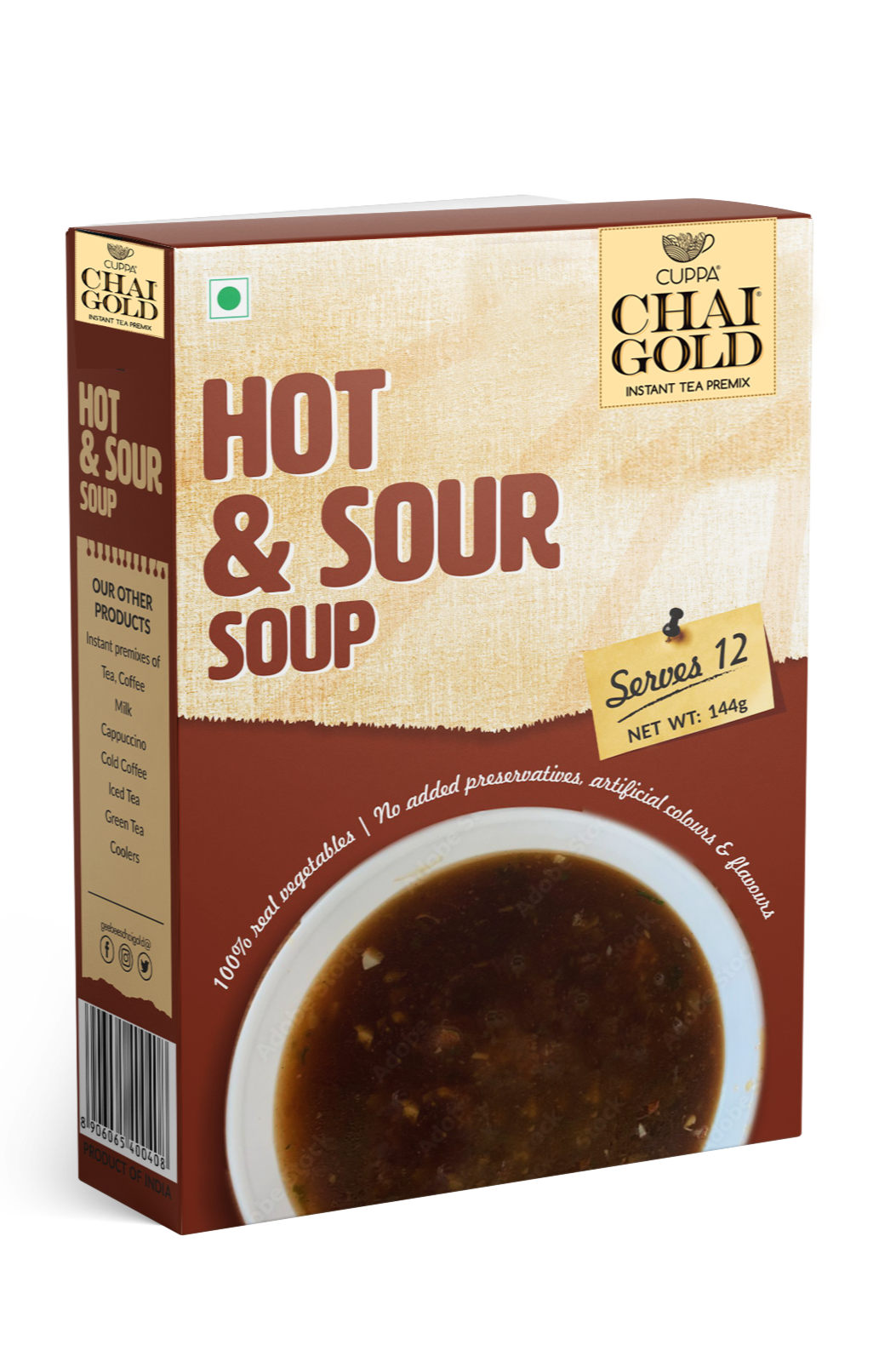 Chai Gold Instant Hot and Sour Soup - Chai Gold