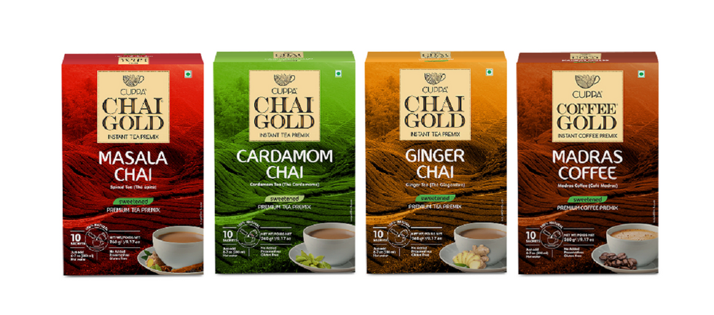Cuppa Chai Gold lineup